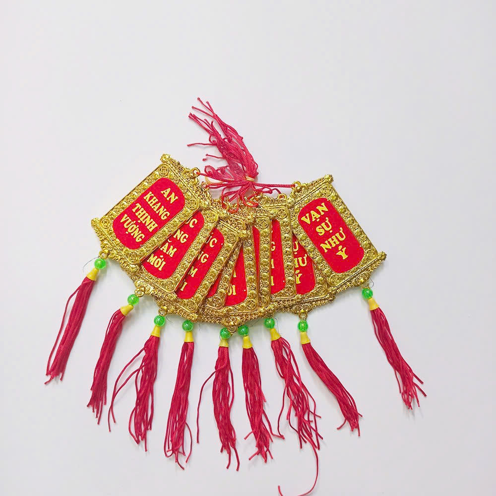 Combo 10 liễn nhung treo tết mẫu mới