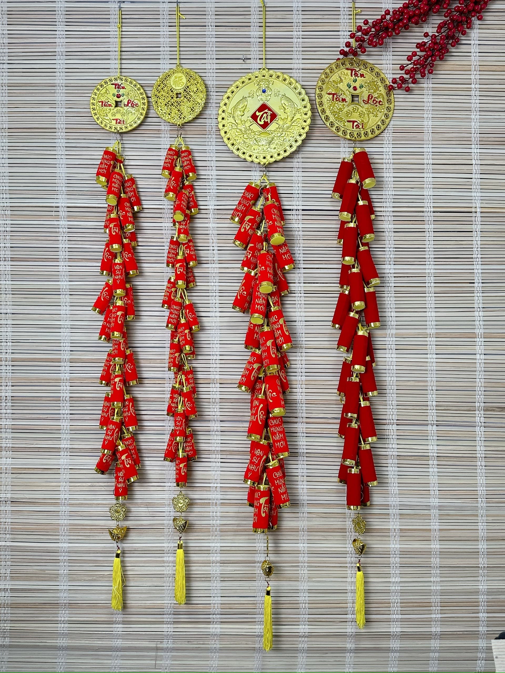 Dây pháo giả Tấn Tài Tấn Lộc size 9