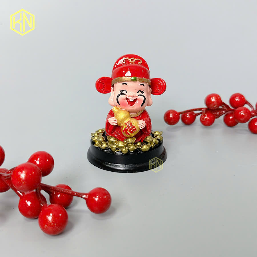 Ông ngũ phúc ngồi trên vàng thỏi