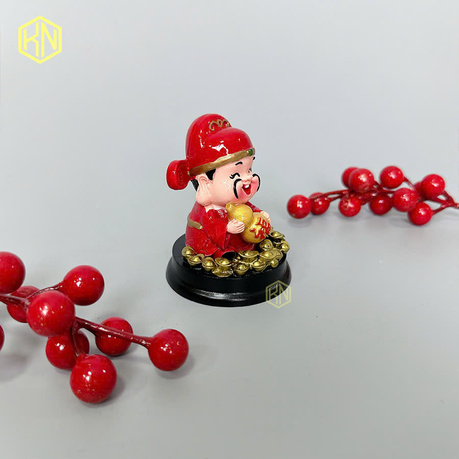 Ông ngũ phúc ngồi trên vàng thỏi