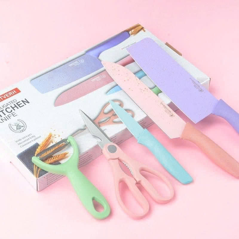 Bộ dao kéo 5 món lúa mạch Everrich cao cấp