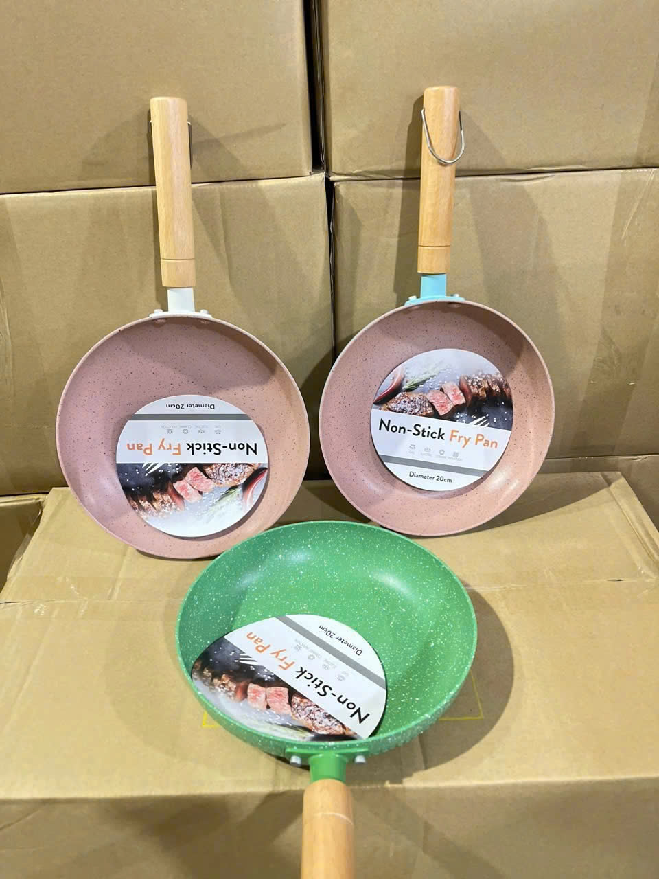 Chảo chống dính sâu lòng 20cm đáy từ cao cấp