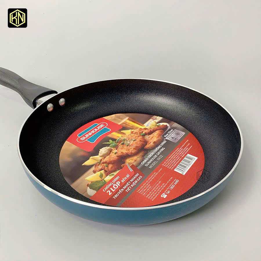 Chảo trơn chống dính Sunhouse Saving 22cm