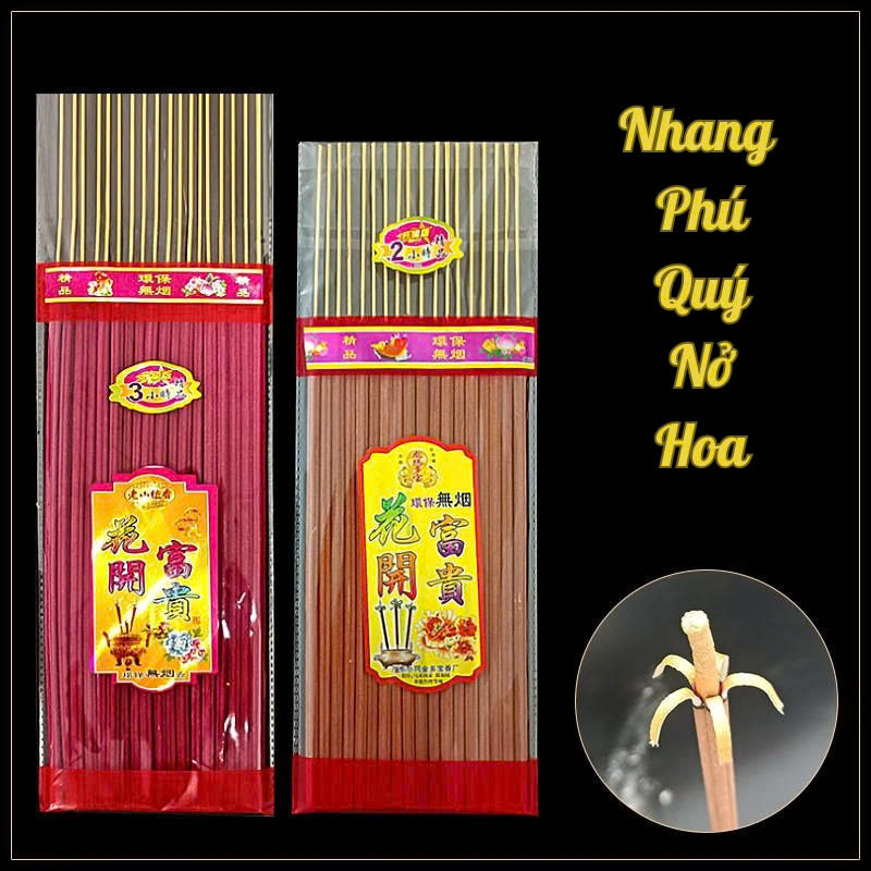 Nhang nở hoa mai 5 cánh siêu thơm thu hút tài lộc