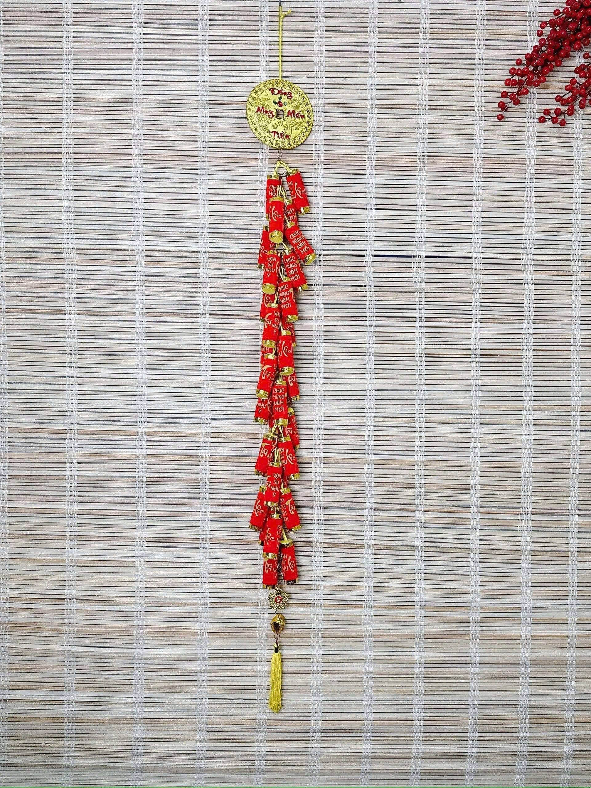 Dây pháo giả Tấn Tài Tấn Lộc size 9