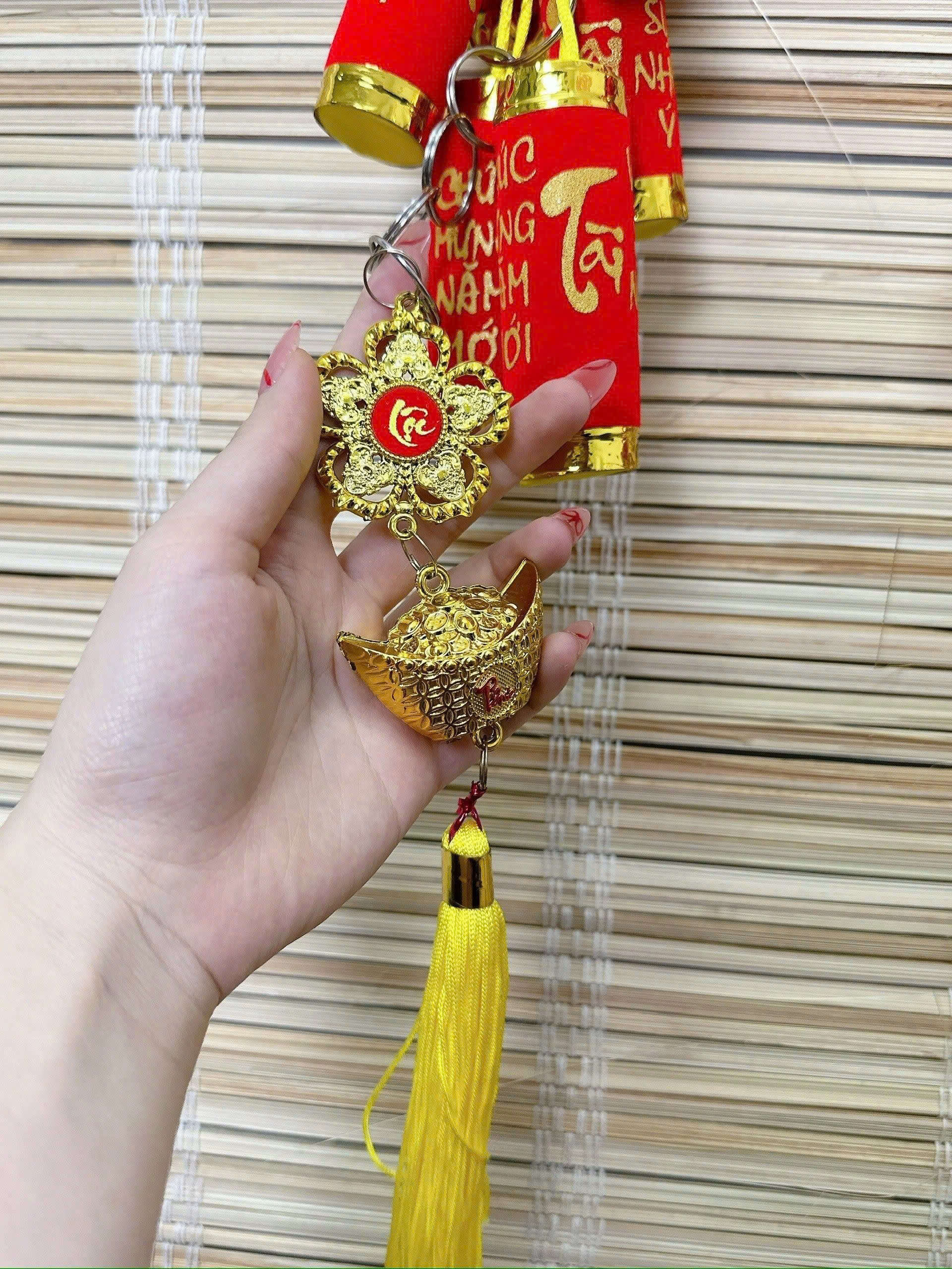 Dây pháo giả Tấn Tài Tấn Lộc size 9