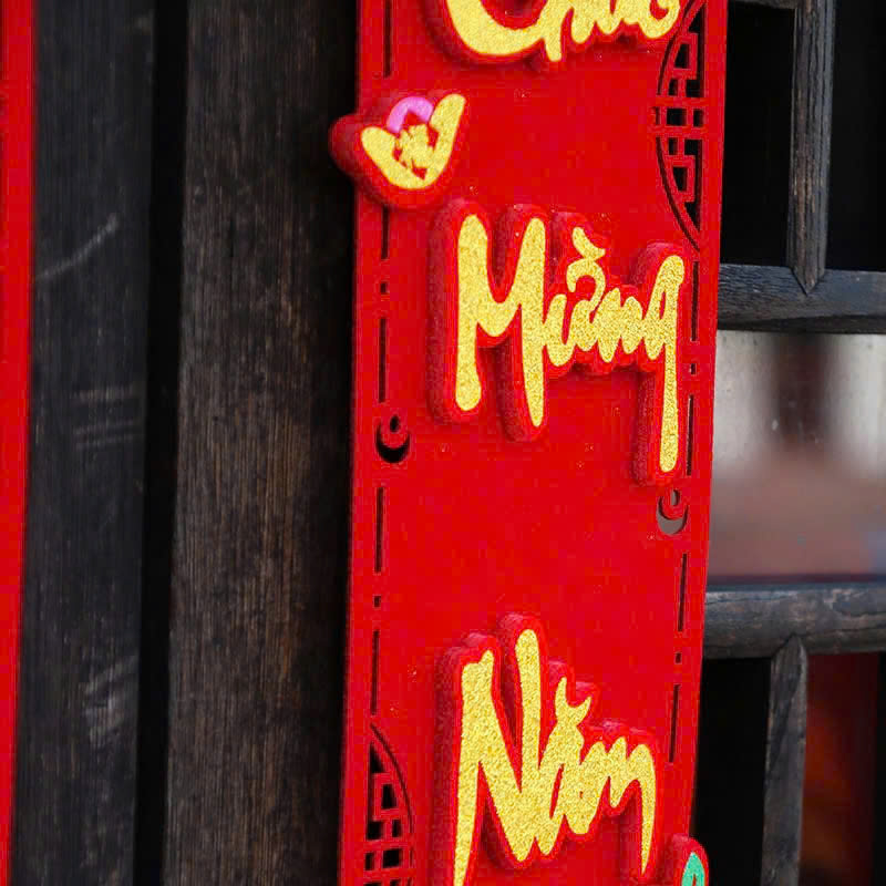 Set 2 Câu Đối Hình Lân