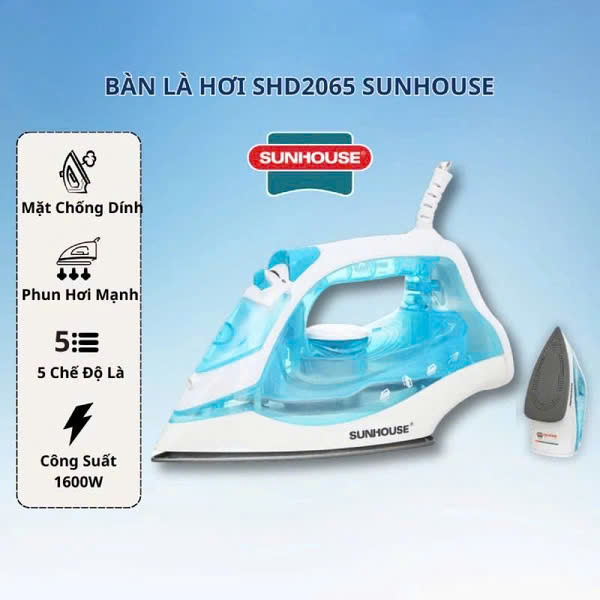 Bàn là hơi nước Sunhouse SHD2065
