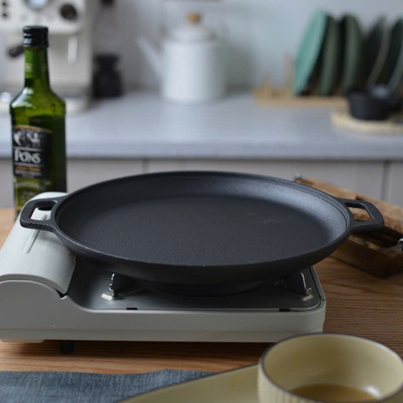 Chảo gang đúc bánh xèo chống dính size 19cm