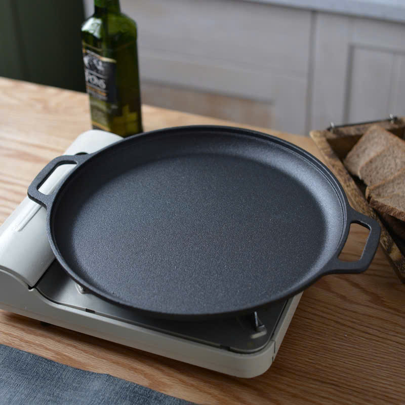 Chảo gang đúc bánh xèo chống dính size 19cm