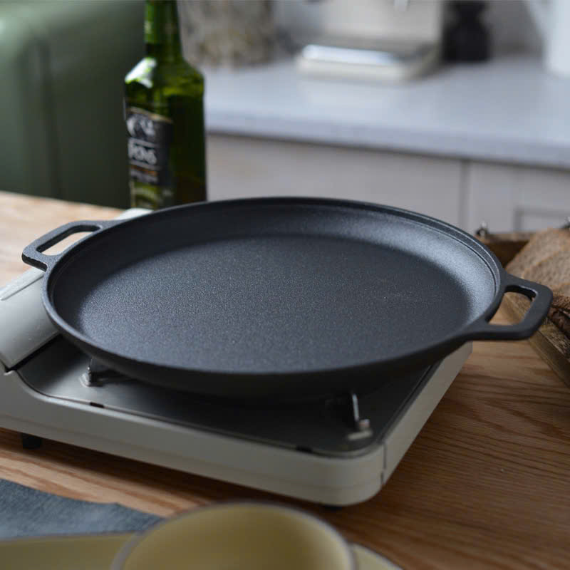 Chảo gang đúc bánh xèo chống dính size 19cm