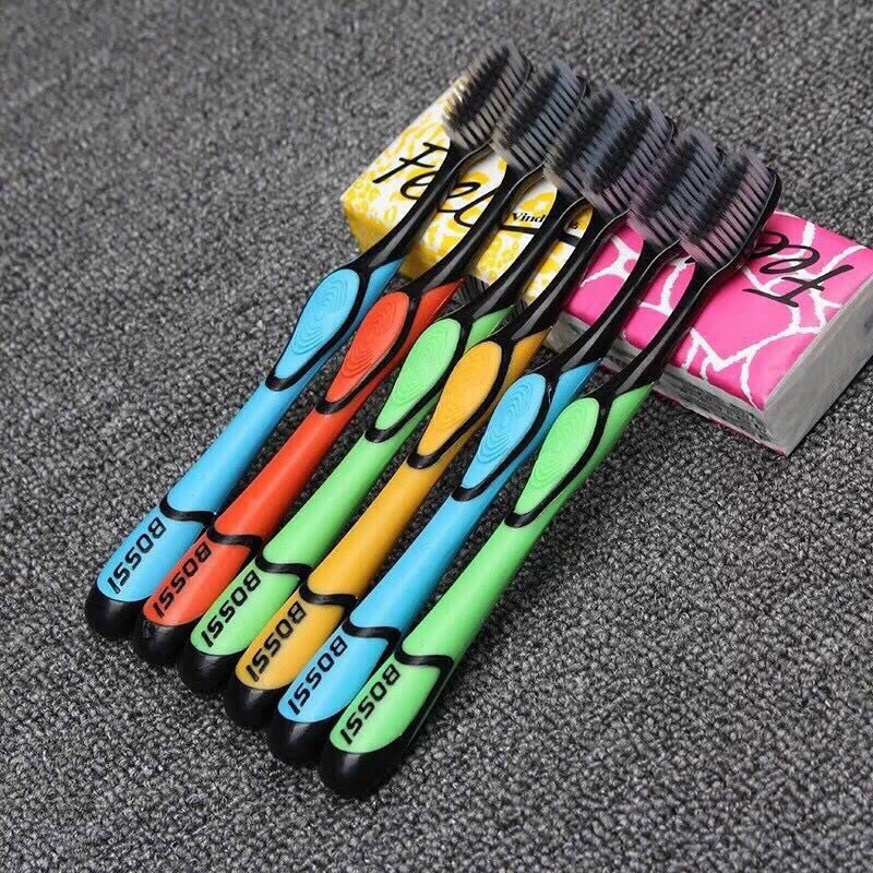 Hộp 30 cái bàn chải đánh răng than tre hoạt tính Hàn Quốc