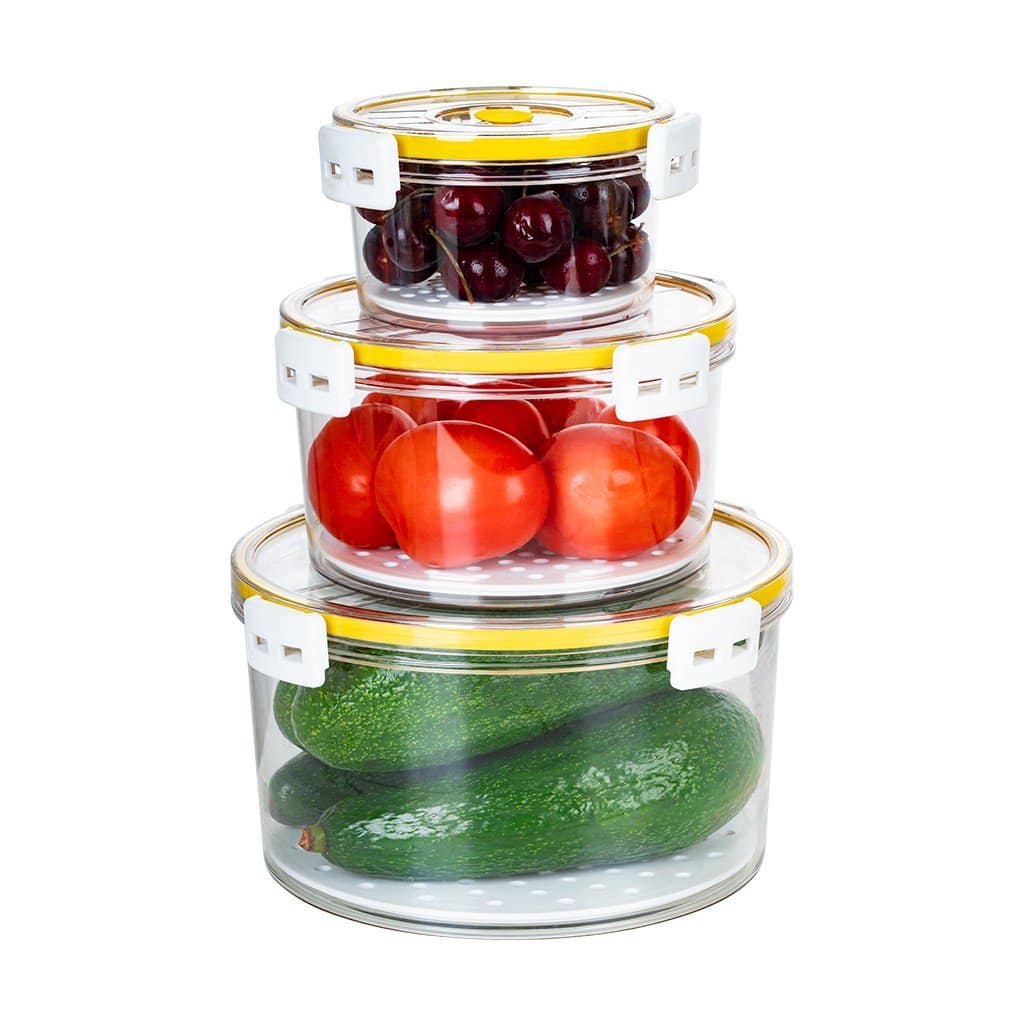 Hộp thực phẩm TRÒN bộ 3 Hokori