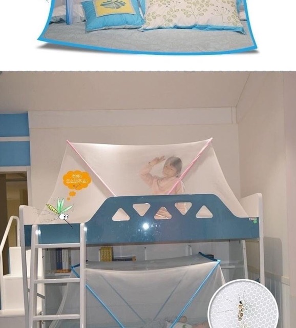 Mùng xếp thông minh tiện lợi 1m8