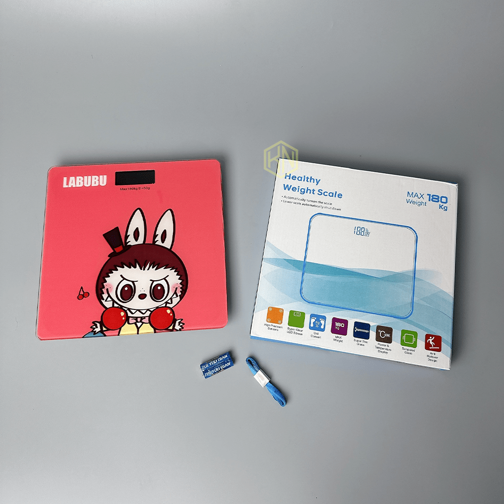 Cân điện tử hoạt hình siêu dễ thương