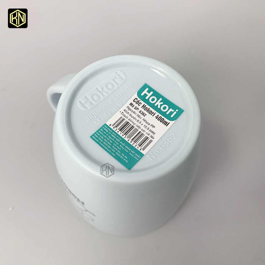 Cốc uống nước Hokori 400ml 6362