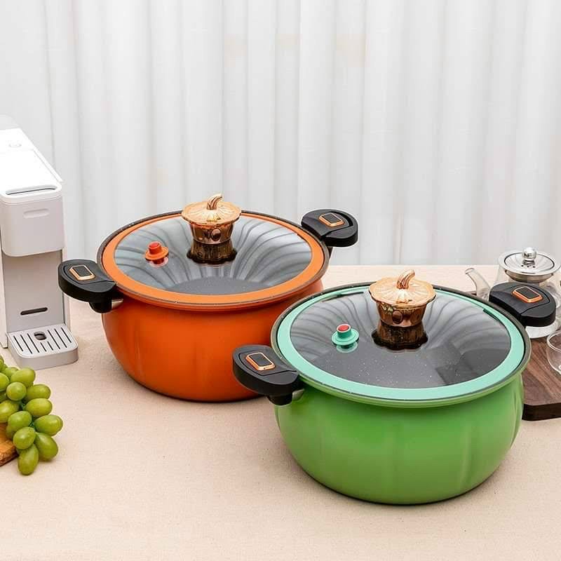 Nồi áp suất chống dính đa năng hình bí ngô 28cm