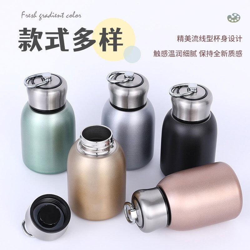 Bình nước giữ nhiệt mini 300ml cầm tay