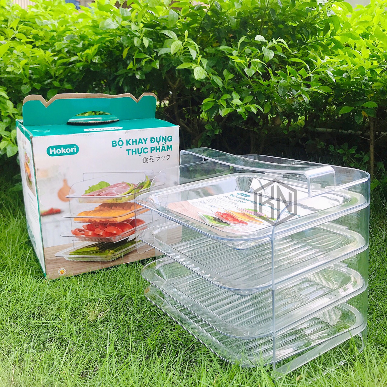 Bộ khay nhựa đựng thực phẩm Hokori