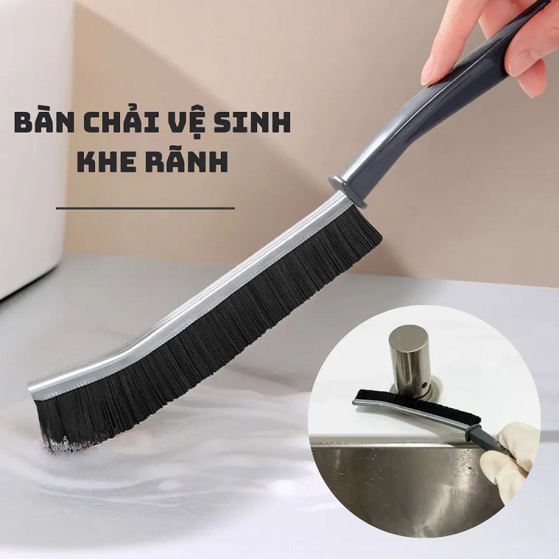 Set 10 bàn chải vệ sinh khe hở nhỏ, góc tường đa năng
