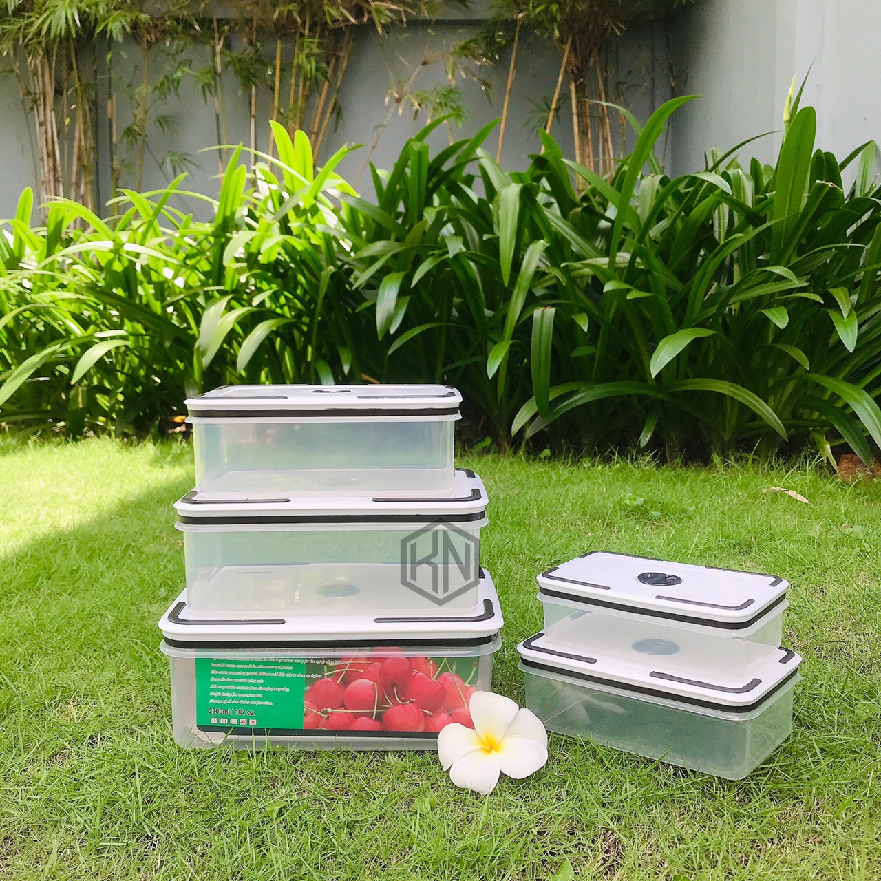 Bộ 5 hộp nhựa đựng thực phẩm nhiều kích cỡ tiện dụng