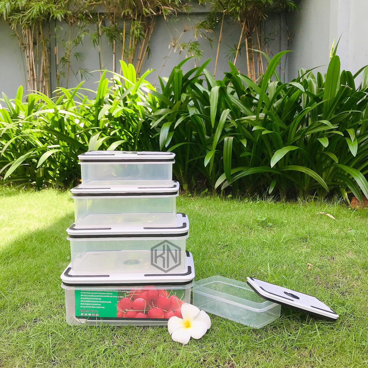 Bộ 5 hộp nhựa đựng thực phẩm nhiều kích cỡ tiện dụng