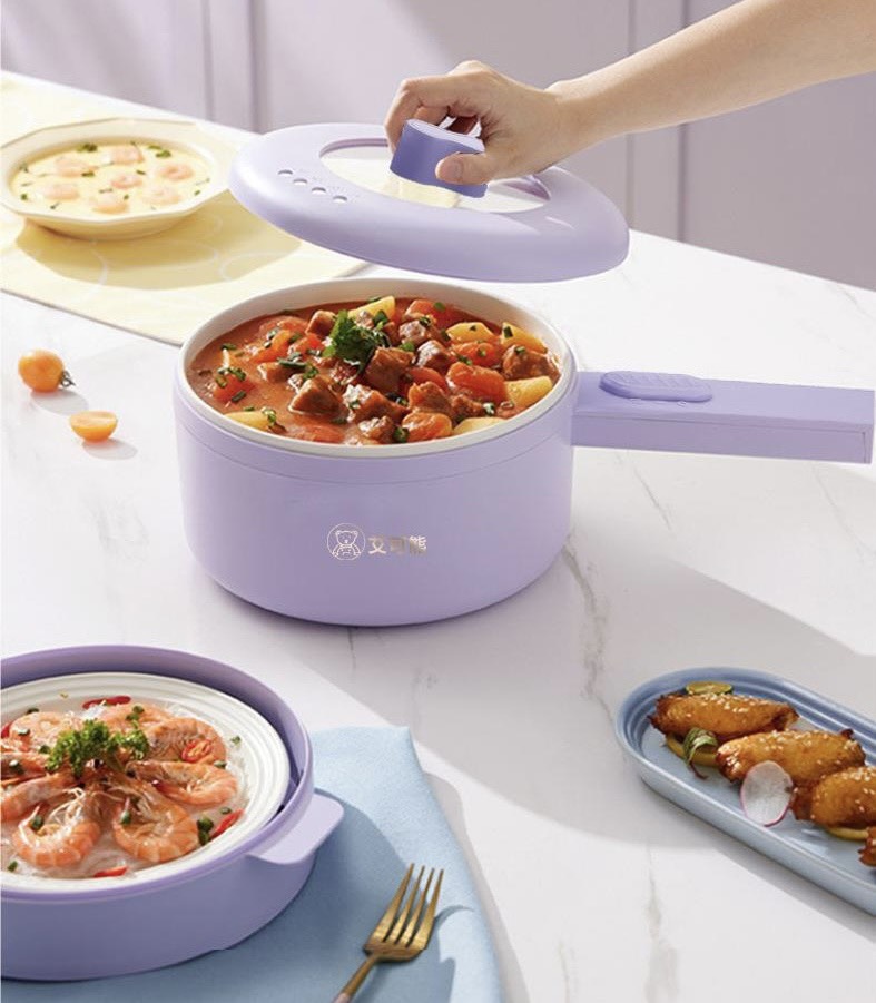 Nồi lẩu hấp đa năng mini có tay cầm 20cm