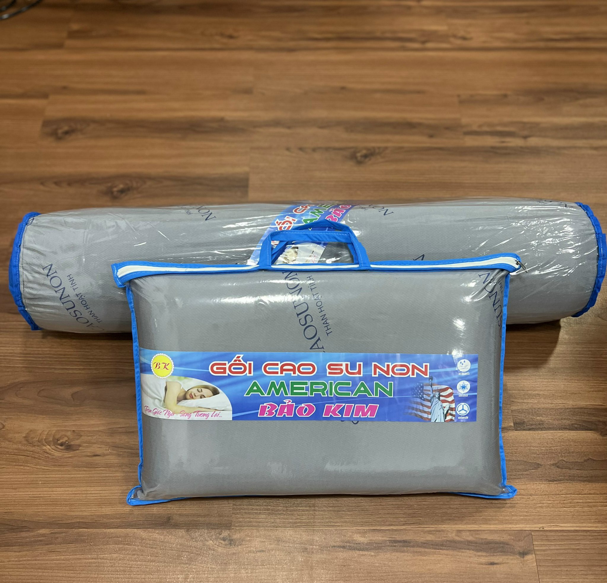 Gối ôm cao su non than hoạt tính Bảo Kim