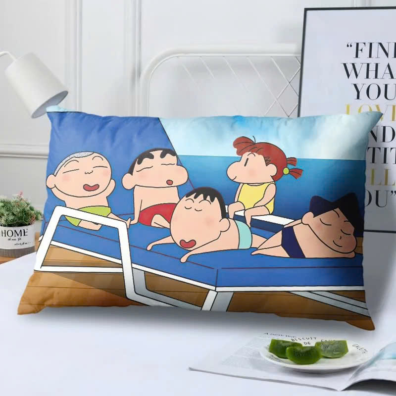 Cặp gối Cotton Poly hoạt hình dễ thương siêu hot