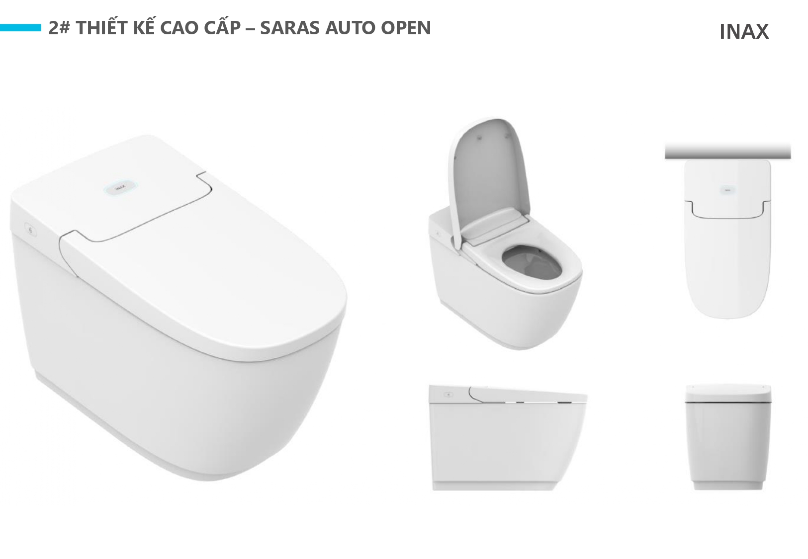 Bồn Cầu Thông Minh INAX AC-819VN/BW1 SARAS Auto Open