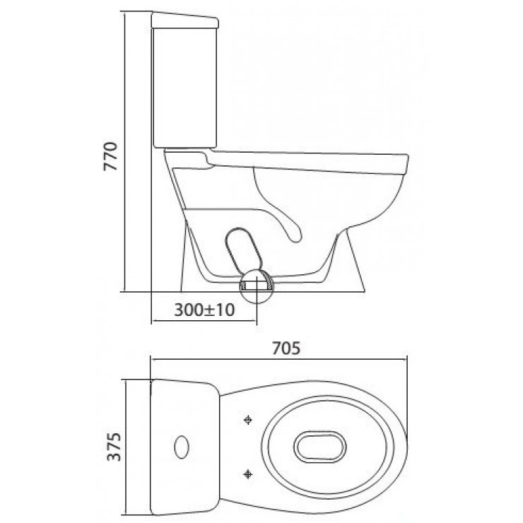 Bồn cầu 2 khối Viglacera VT18M + quà tặng