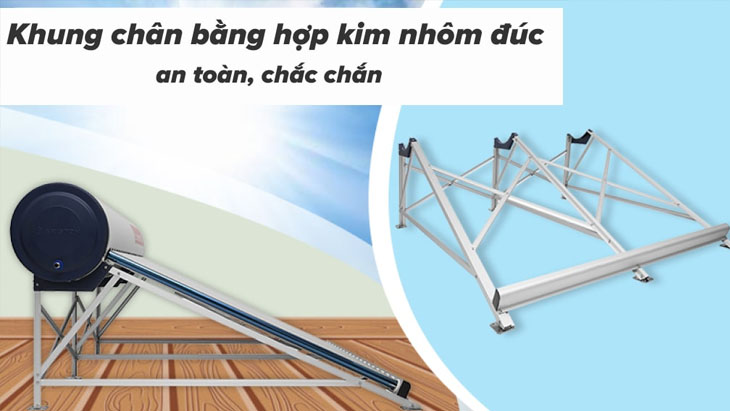 Cấu tạo, nguyên lý hoạt động của máy nước nóng năng lượng mặt trời