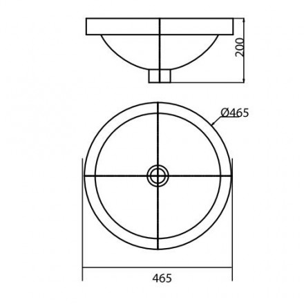 Bản vẽ kỹ thuật Lavabo chậu rửa mặt Viglacera CD6 bán âm dương vành