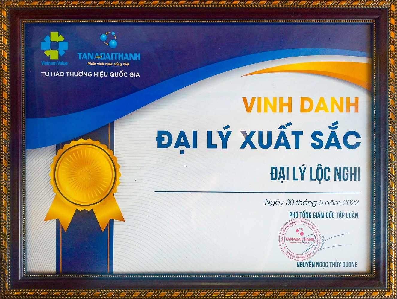 Đại lý chính hãng Tân Á Đại Thành Lộc Nghi Cần Thơ