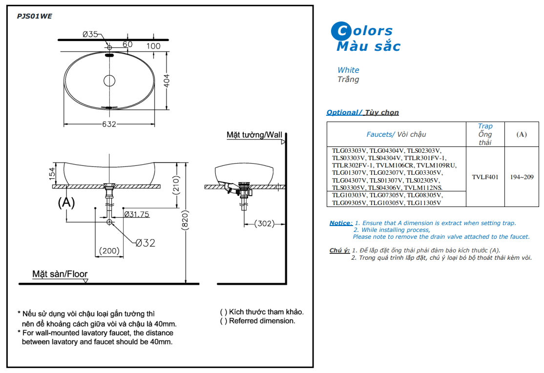 Lavabo rửa mặt TOTO PJS01WE#GW đá cẩm thạch nhân tạo cao cấp