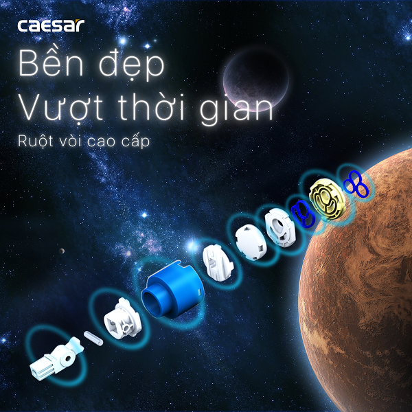 Vòi chậu rửa chén Caesar K025C nước lạnh