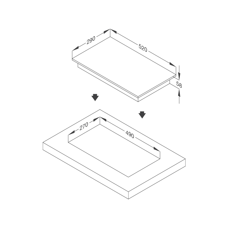 Bếp từ âm Malloca MDI 301 1 vùng nấu