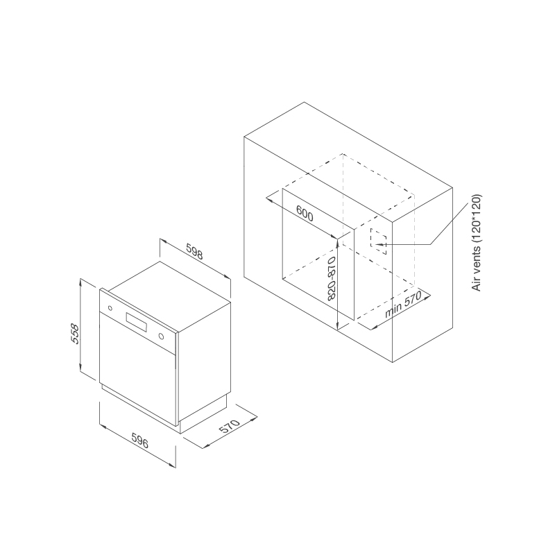 Máy rửa chén âm tủ Malloca MDW14-S08SI