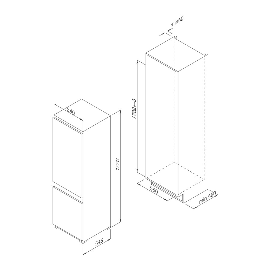 Tủ lạnh âm tủ Malloca MF-246EBI