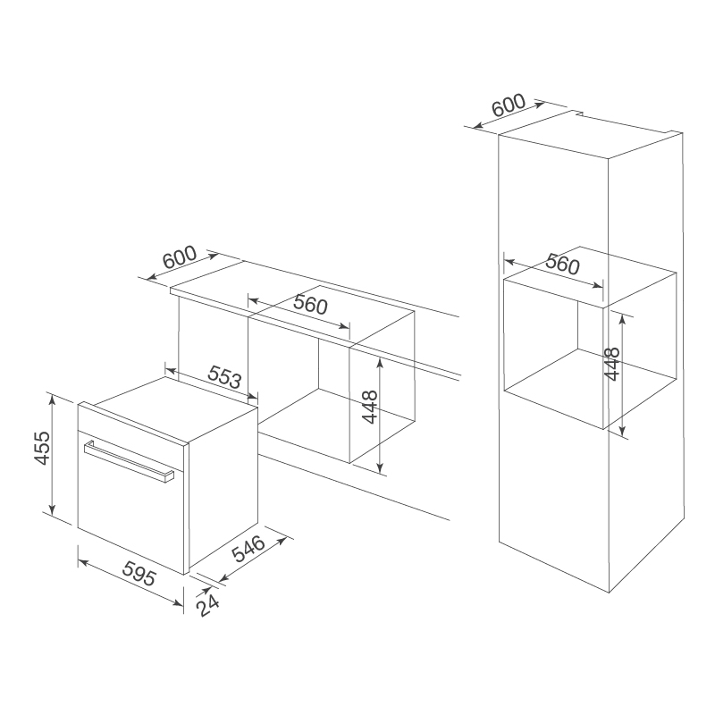 Lò nướng âm tủ Malloca MOV-40CP