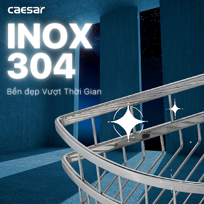 Kệ góc Caesar ST823V Inox 304