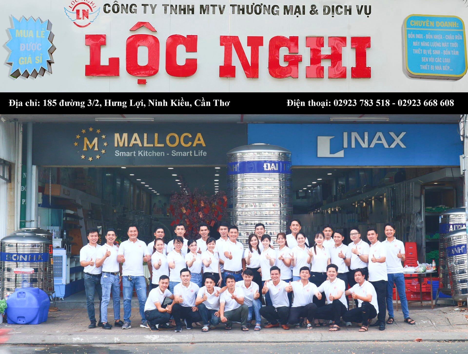 Thiết bị nhà tắm Lộc Nghi Cần Thơ