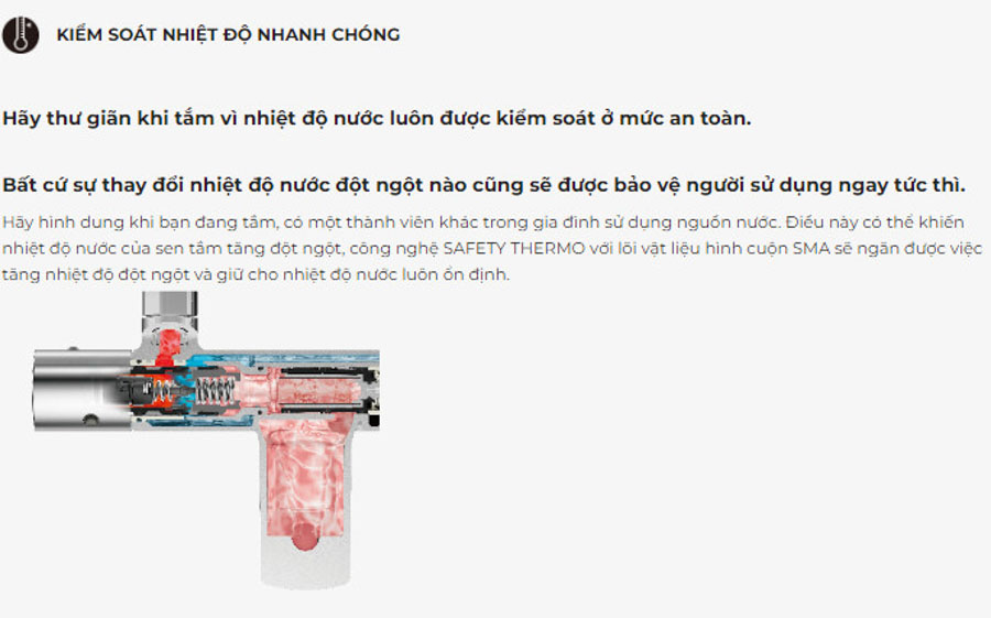 Cây sen tắm TOTO TBW02001BA TBG02302VA TBW02006A nóng lạnh