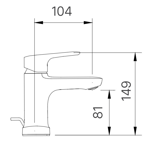 Vòi lavabo chậu rửa mặt Inax LFV-1401S nóng lạnh gật gù (LFV1401S)