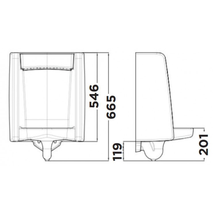 Bồn tiểu nam American Standard WP-6591 treo tường