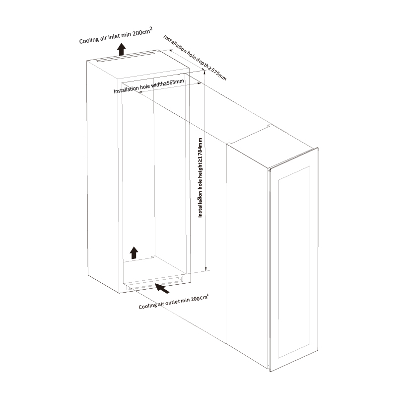 Tủ bảo quản rượu Malloca MWC-95BI