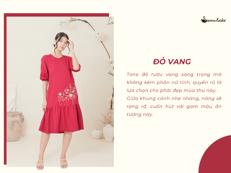 Tone đỏ vang lãng mạn đầy phong cách Paris