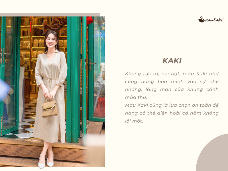 Kaki nhẹ nhàng giữa trời thu lãng mạn