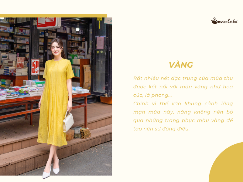 Đầm vàng - Sắc màu gợi nhắc mùa thu