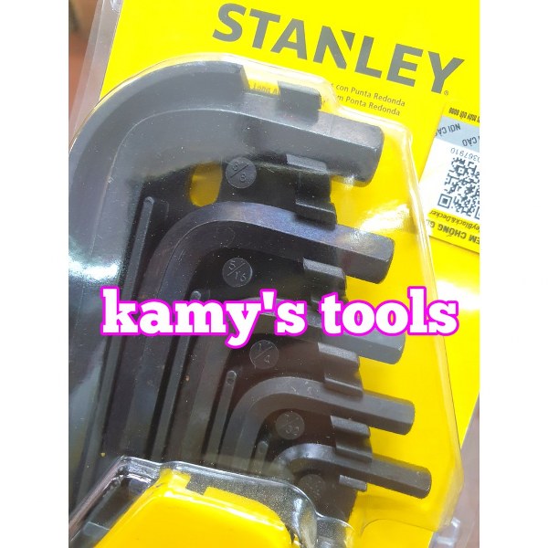 Bộ lục giác hệ inch 12 chi tiết stanley 69-257